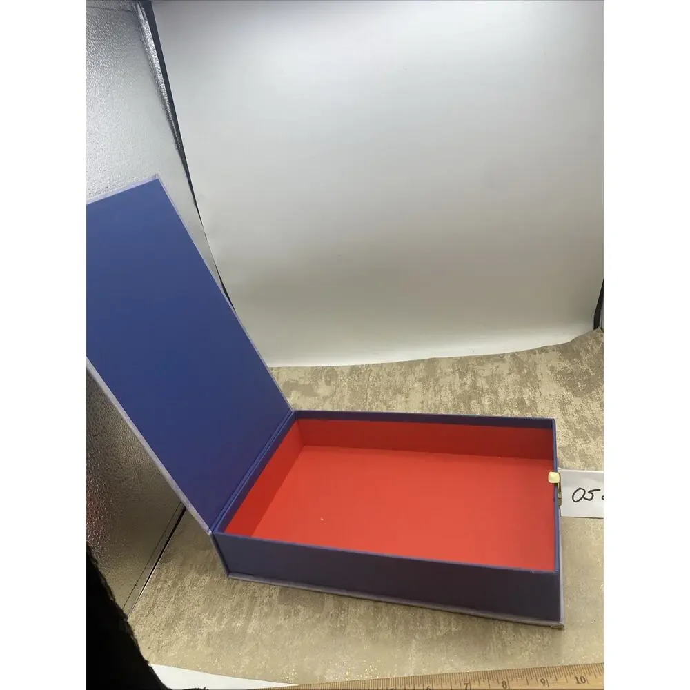 Cardboard Recipe Box With Farm Animal Theme 11.25”X 7.5”X 2.25”